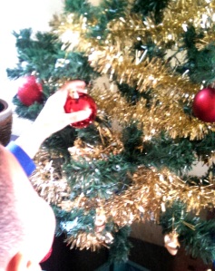Dressing the Christmas tree